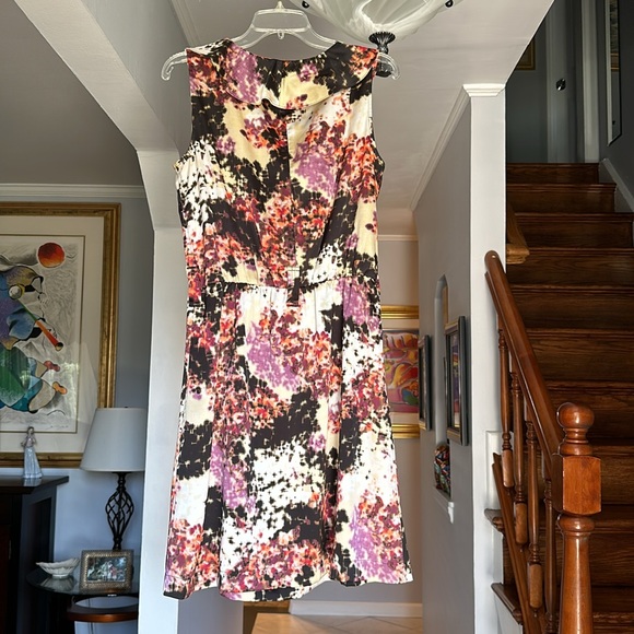 Calvin Klein Abstract Print Dress Sz 10 - Picture 3 of 8